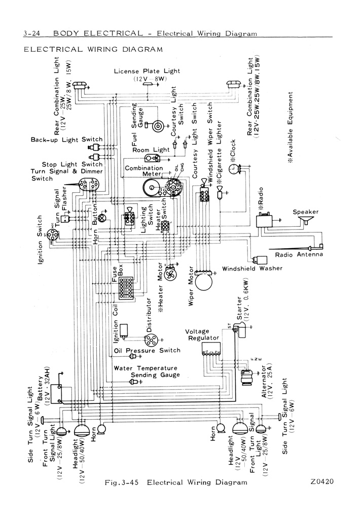 Toyota Corolla Service Manual - Body - 1969 - Page 03-24 (100dpi